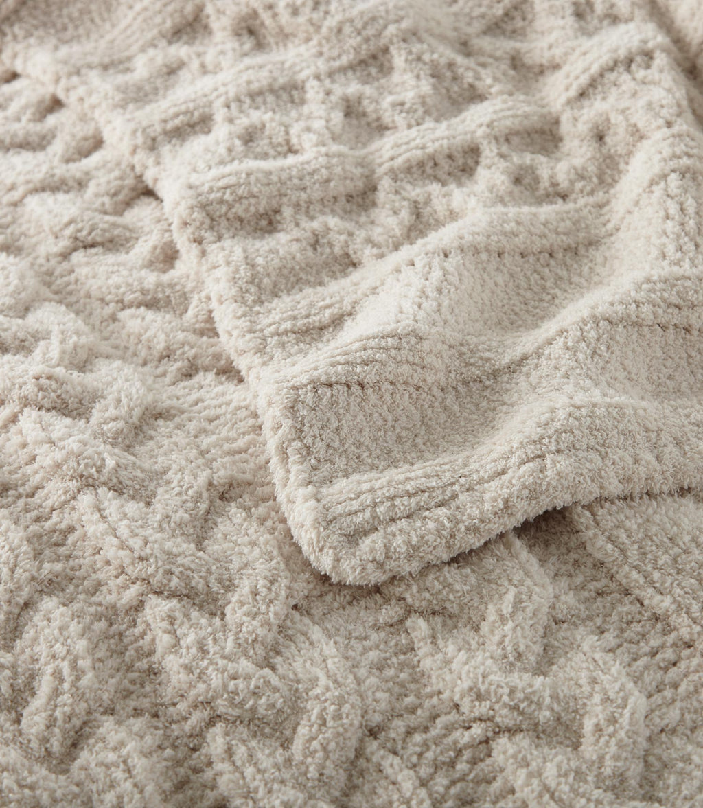 Cozy Knit Throw Blanket