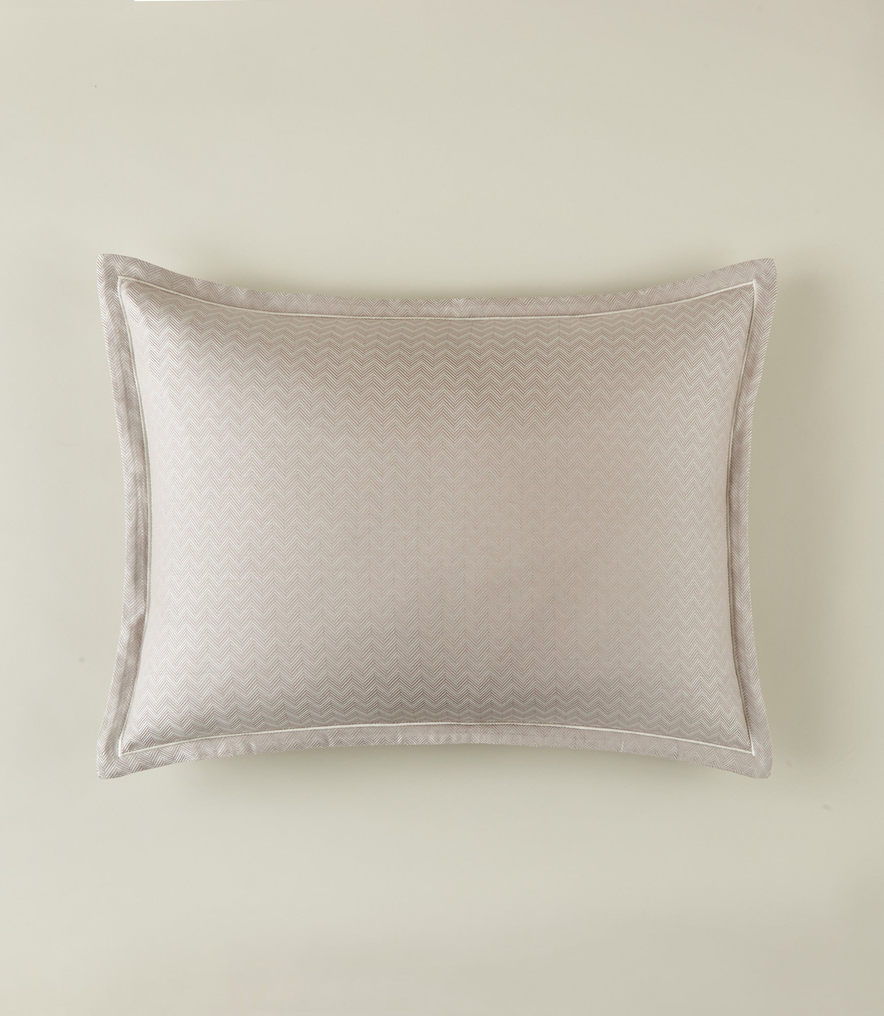 Savoy Jacquard Sham, Platinum