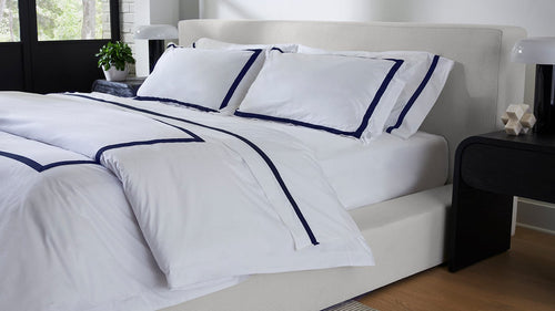 Banded Percale Sheet Set