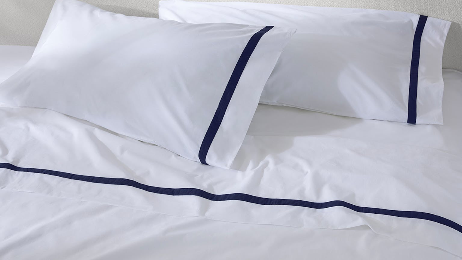 Banded Percale Sheet Set